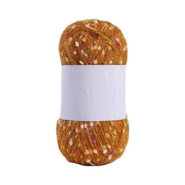 Imagem de Fio De Feijão Colorido 50g Para Tricô DIY, Material Para Cachecol, Cha