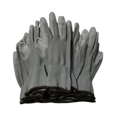 Imagem de Luvas De Segurança Revestidas De Poliuretano 10-30 Pares Sem Logotipo 