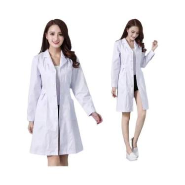 Imagem de Fantasia De Enfermeira Feminina, Uniforme Médico, Roupa De Laboratório