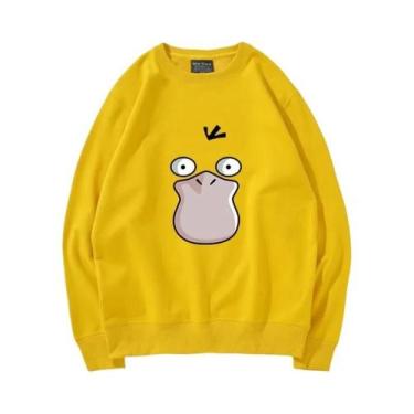 Imagem de Moletom Unissex Engraçado Pikachu Pokémon Com Gola Redonda E Expressõe