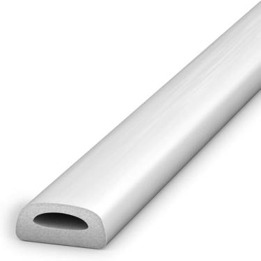 Imagem de Veda Frestas Adesivo 4mm Branco Isolamento Térmico Vedação Porta Janela