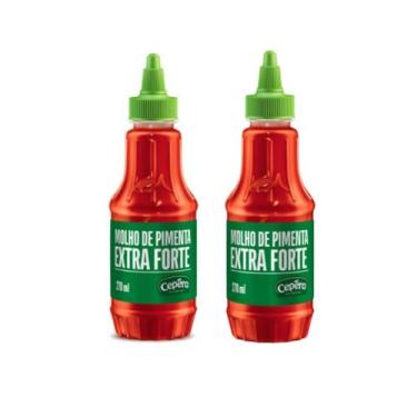 Imagem de Molho Pimenta Extra Forte 270ml Cepêra - Kit 2 Un
