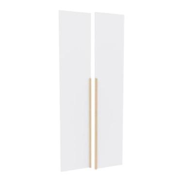 Imagem de Kit 2 Portas para Guarda-roupa Modular 80cm Jade CabeCasa MadeiraOrigi