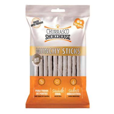 Imagem de Petisco Churrasco Smokehouse Palito Rigido Natural para Cães 8mm com 1