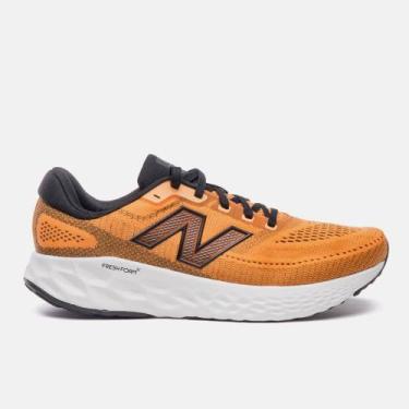 Imagem de Tênis New Balance Fresh Foam X Evoz V4 Masculino, Laranja, 43