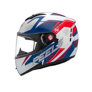 Imagem de Capacete Masculino Feminino Peels Icon Element Azul Branco, Branco azu