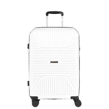 Imagem de Mala de Viagem Média com Rodas 360 PP Prime - Branco, Branco, Média