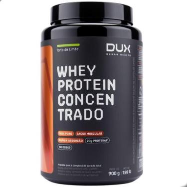 Imagem de Whey Protein Concentrado Pote 900g Dux Nutrition, Torta de Limão