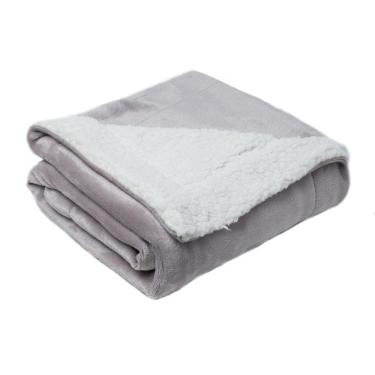 Imagem de Cobertor de Bebe Para Berço Sherpa 1,10x90cm Dove Sultan