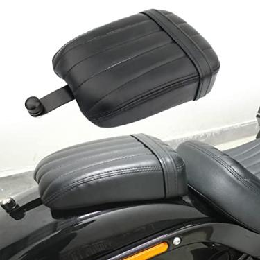 Imagem de FINMOKAL Almofada do assento do passageiro traseiro para Harley Softail Slim FLSL Street Bob FXBB 2018+