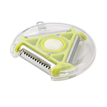 Imagem de Descascador de aço inoxidável 3 em 1, cortador multifuncional de vegetais, portátil, acessórios de cozinha, ralador de batatas, acessórios de cozinha