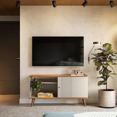 Imagem de Rack 1 Porta Rubi Nature/off White