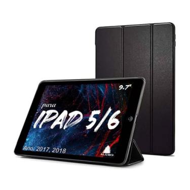 Imagem de Smart Case iPad 5 Tela 9.7 A1822 A1823 Magnética Preta