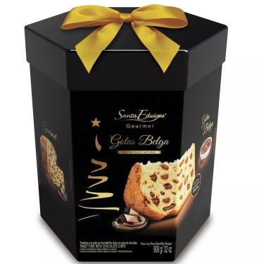 Imagem de Panettone Gourmet Gotas de Chocolate Belga 908g - Santa Edwiges 