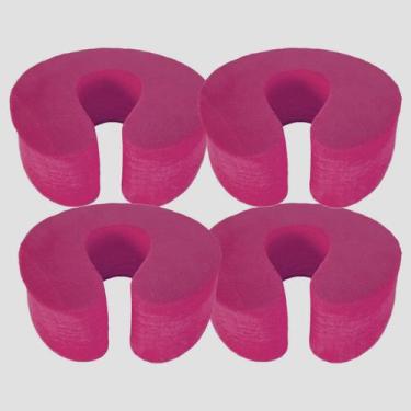 Imagem de Kit 4 Suporte Para Porta Salva Dedos Pancada Vento Feito EVA 30MM - Ge