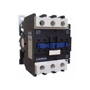 Imagem de Contator Tripolar Cjx2-5011 220v (1na+1nf) Lukma