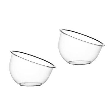 Imagem de Kit 02 Taça Inclinada Doceira Boca Torta sem Pedestal 900ml - Três Tri