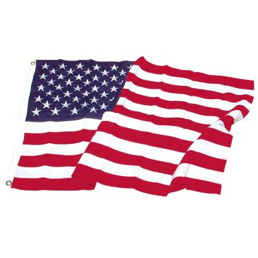 Imagem de Super Tough Bandeira americana de poliéster de 0,9 m x 1,5 m - Feito nos EUA, vermelho, branco, azul