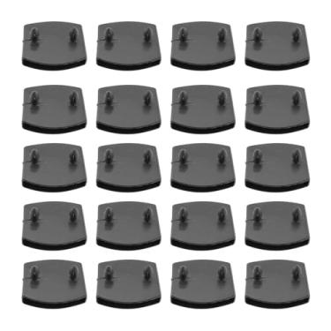 Imagem de RLECS 20 peças tampão central preto 55 x 40 mm ripas de cama dupla passagem de plástico plugues adequados para cama de metal cama de couro cama de madeira sofá-cama