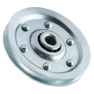 Imagem de IEUDNS a roda de polia da porta da porta de garagem pesada substitui a polia de roldana de hardware fácil de instalar 3 polegadas para profissional comercial