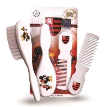 Imagem de Pente e Escova Bebê Flamengo Kids Gol