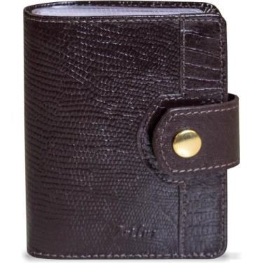 Imagem de Carteira Feminina em Couro Legítimo Artlux 947, Cafe