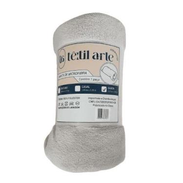 Imagem de Manta Cobertor Microfibra Comfort Macia Lisa Solteiro 1,50x2,20m - La 