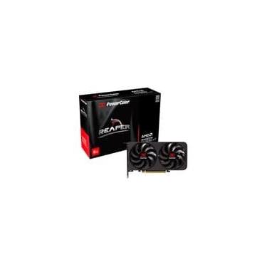 Imagem de Placa de Vídeo PowerColor RX 9060 XT Reaper AMD Radeon, 8GB, GDDR6, 128bits, OpenGL 4.6, RDNA 4 - RX9060XT 8G-A