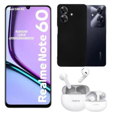 Imagem de Celular Realme Note 60 128GB 4GB C Fone S Fio E Capa