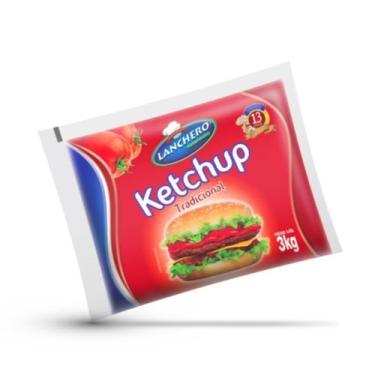 Imagem de Ketchup Molho Restaurantes Bag Embalagem Com 3 Quilos - Lanchero