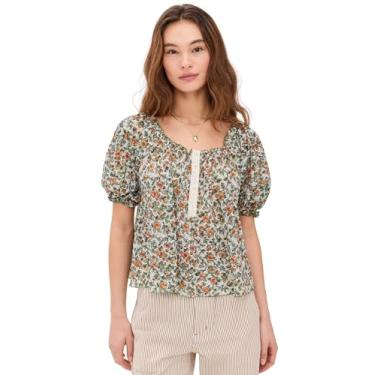 Imagem de Free People Blusa feminina Astra Camponesa, Combo margarida, PP