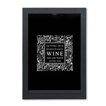 Imagem de Quadro Porta Rolhas/Tampinhas Com Tema Coração  Vinhos Wine