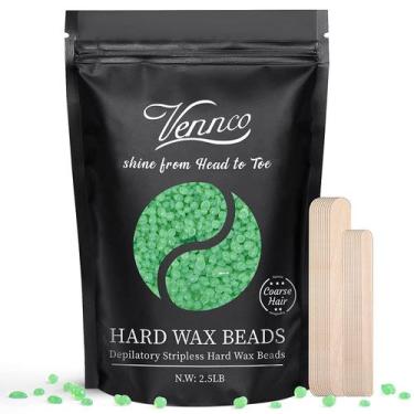 Imagem de Wax Beads VENNCO Aloe Hard Wax 1,1 kg para depilação grossa