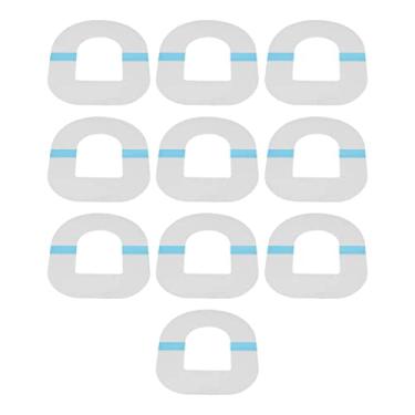 Imagem de ZJchao Capa do Sensor de 10 Pces, Remendo Adesivo Hipoalergênico Flexível Fino, Com Apoio Fácil de Rasgar, para o Dispositivo do Monitor do Sensor