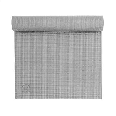 Imagem de Tapete de Yoga PVC ecológico Asana indicado para iniciantes, ginástica e pilates 183x60cm Bodhi (Grafite)