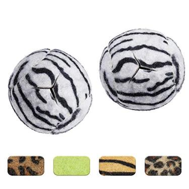 Imagem de Startop Bola de tênis Deluxe Pre Cut Walker – Bolas deslizantes universais pré-cortadas com pernas para caminhantes, acessórios para idosos ou reabilitação médica (zebra)