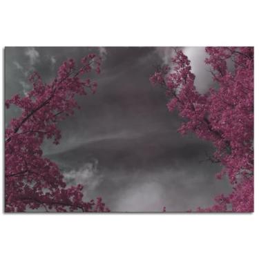 Imagem de Impressão em tela infravermelha mudo pôster surreal arte de parede para casa 1 peça decorações não ramificadas 46 x 30 cm