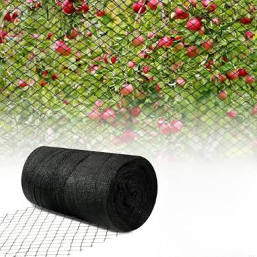 Imagem de COZYDIG Rede de pássaros de 38 x 6 m para jardim, rede de pássaros resistente para galinheiro com laços e grampos para vegetais, árvores frutíferas, plantas, duradoura contra pássaros, veados