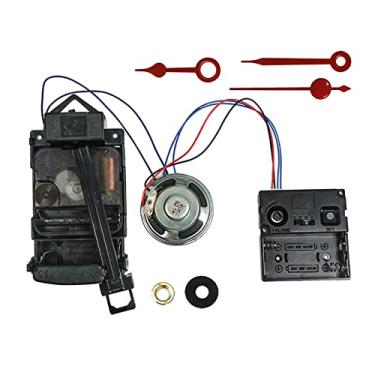 Imagem de Wswqop Mecanismo de Relógio de Pêndulo para Substituição, Mecanismo de Relógio de Pêndulo com Carrilhão, Alto-falante para Caixa de Música, Mãos estilo D