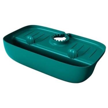 Imagem de Generic Tapete para de pia de cozinha, protetor de esponja para escorredor de pia, protetor contra respingos de silicone, bandeja coletora de, Verde