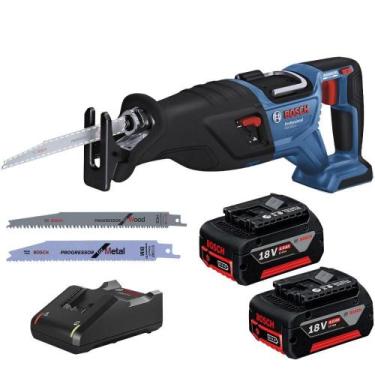 Imagem de Serra Sabre 18V GSA 185-LI com 2 Baterias e Carregador Bivolt BOSCH, B