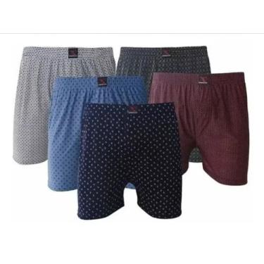 Imagem de Cueca Samba Canção Kit C/2 E Kit 06 Cuecas Slip Algodão Puro - Falcon,