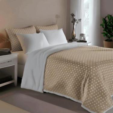 Imagem de Coberdrom Flannel Casal Edredom Sherpa Lã De Carneiro 2,20x1,80m - Sev