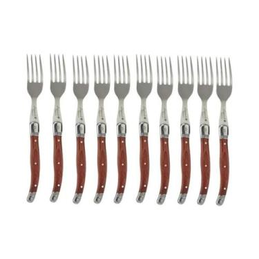 Imagem de Conjunto De Facas De Jantar Laguiole De Aço Inoxidável Com Cabo De Mad
