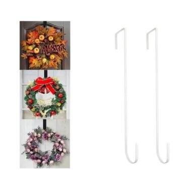 Imagem de Suporte Para Guirlanda Floral De Natal Para Pendurar Na Porta, Sem Pre