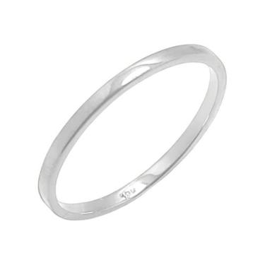 Imagem de Par de Aliança de Ouro 18k Quadrada 1,5mm  WG - Webgen, Ouro branco, 1