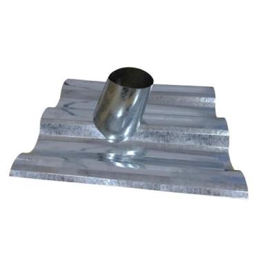Imagem de Telha Ondulada Chaminé Galvanizada 6mm x 110 a 130mm - Volpato