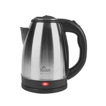 Imagem de Chaleira Elétrica Kian Inox 1,8 Litros 127V Aquecimento Rápido, 110V