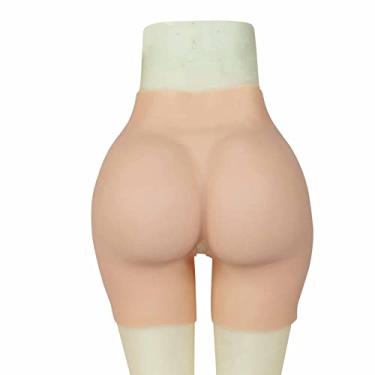 Imagem de CRODRES Calças de bumbum de silicone intensificador de quadril roupa íntima bumbum modelador de bumbum shorts artificiais acolchoados calcinhas push up cosplay, marrom, 1,2 cm/0,47 pol