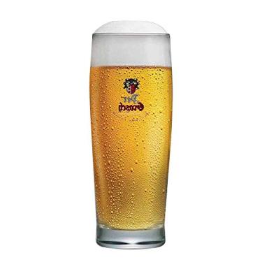 Imagem de Copo de Vidro para Cerveja Decorado Der Grosch 450ml - Ruvolo